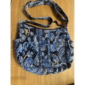 Vera Bradley Windsor Navy Fall 2006 Mini Crossbody Bag Retired